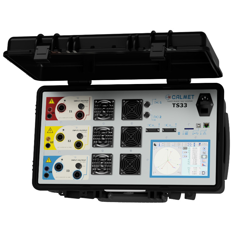 TS33 - Three-phase Fully Automatic Test System with Reference Standard and Integrated Current and Voltage Source